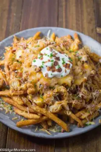 Cheesy Loaded Chicken Fries
